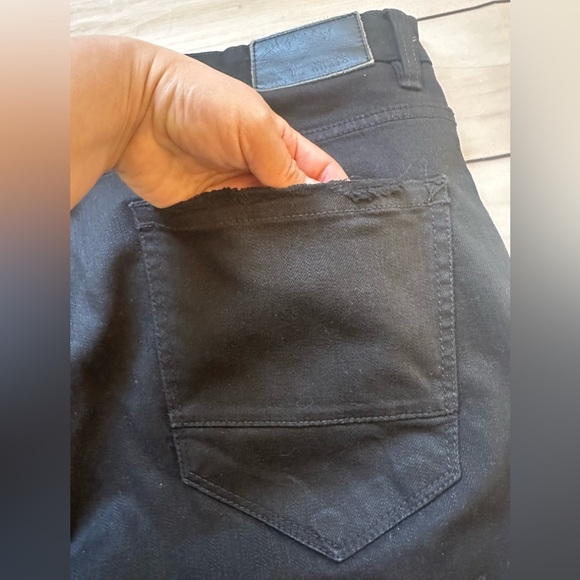 Jordan Craig Collins Jeans Black Distressed Men’s size 34x32 Straight - Picture 8 of 11
